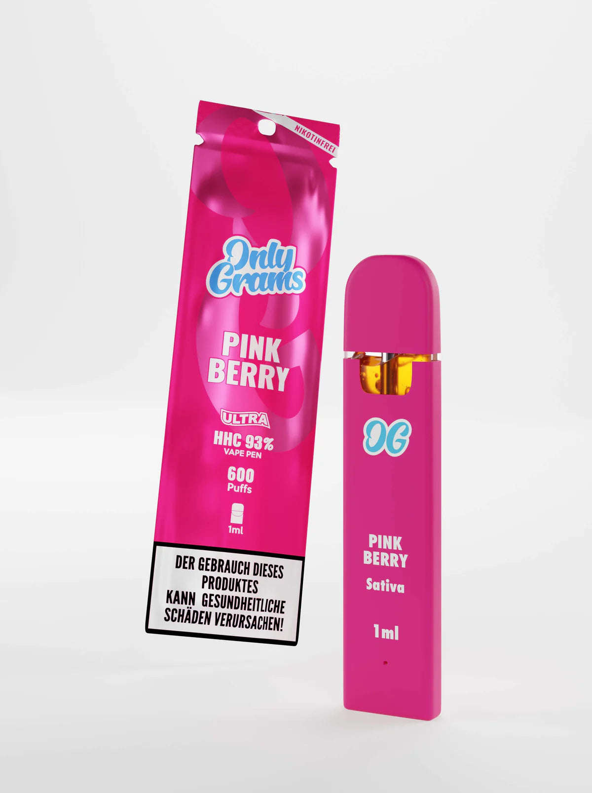 HHC Vape Einweg | Pink Berry (Sativa) | Flavourboost 96%HHC