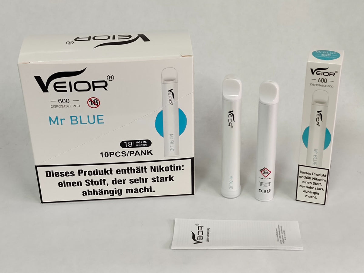 VEIOR VAPE 600 20MG - MR BLUE