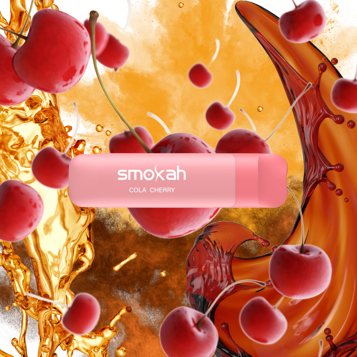 Smokah GLAMEE Cola Cherry "Cola-Kirsch" 10er Packung / Display (Sparset)