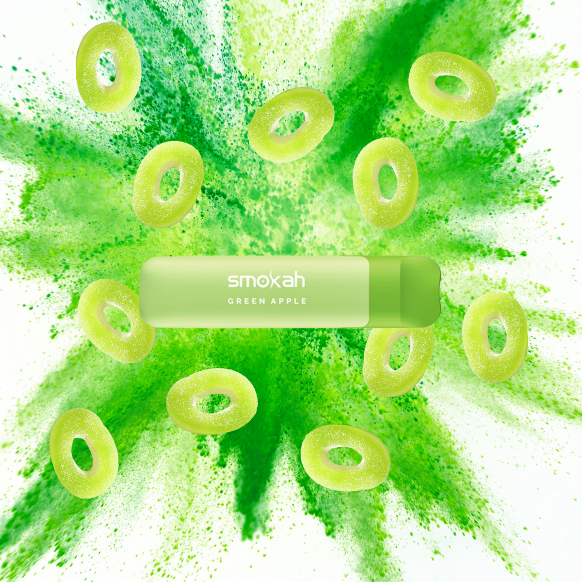 Smokah GLAMEE Green Apple "Grüner Apfel" 10er Packung / Display (Sparset)
