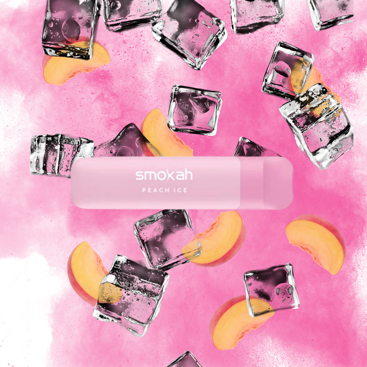 Smokah GLAMEE Peach Ice "Pfirsich Eis" 10er Packung / Display (Sparset)