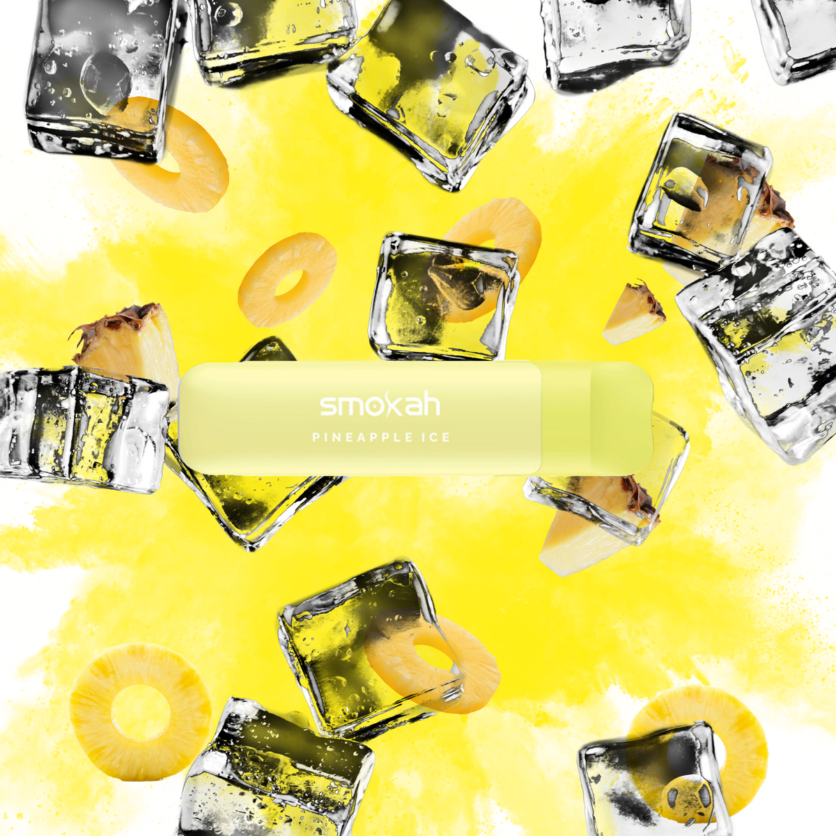 Smokah GLAMEE Pineapple ICE "Ananas" 10er Packung / Display (Sparset)