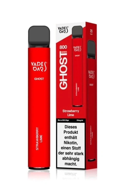 VAPES BARS GHOST 600 20 MG - STRAWBERRY LIME