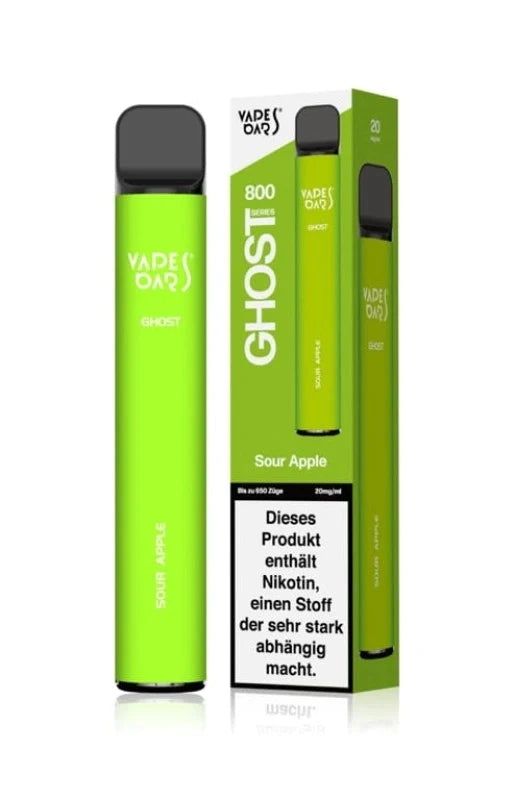 VAPES BARS GHOST 600 20MG - SOUR APPLE